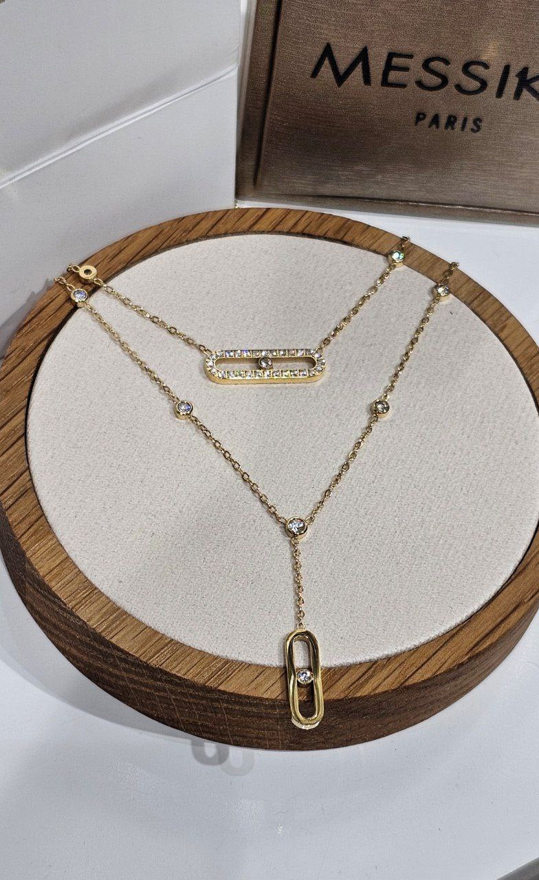 Collier MESSIKA double motifs