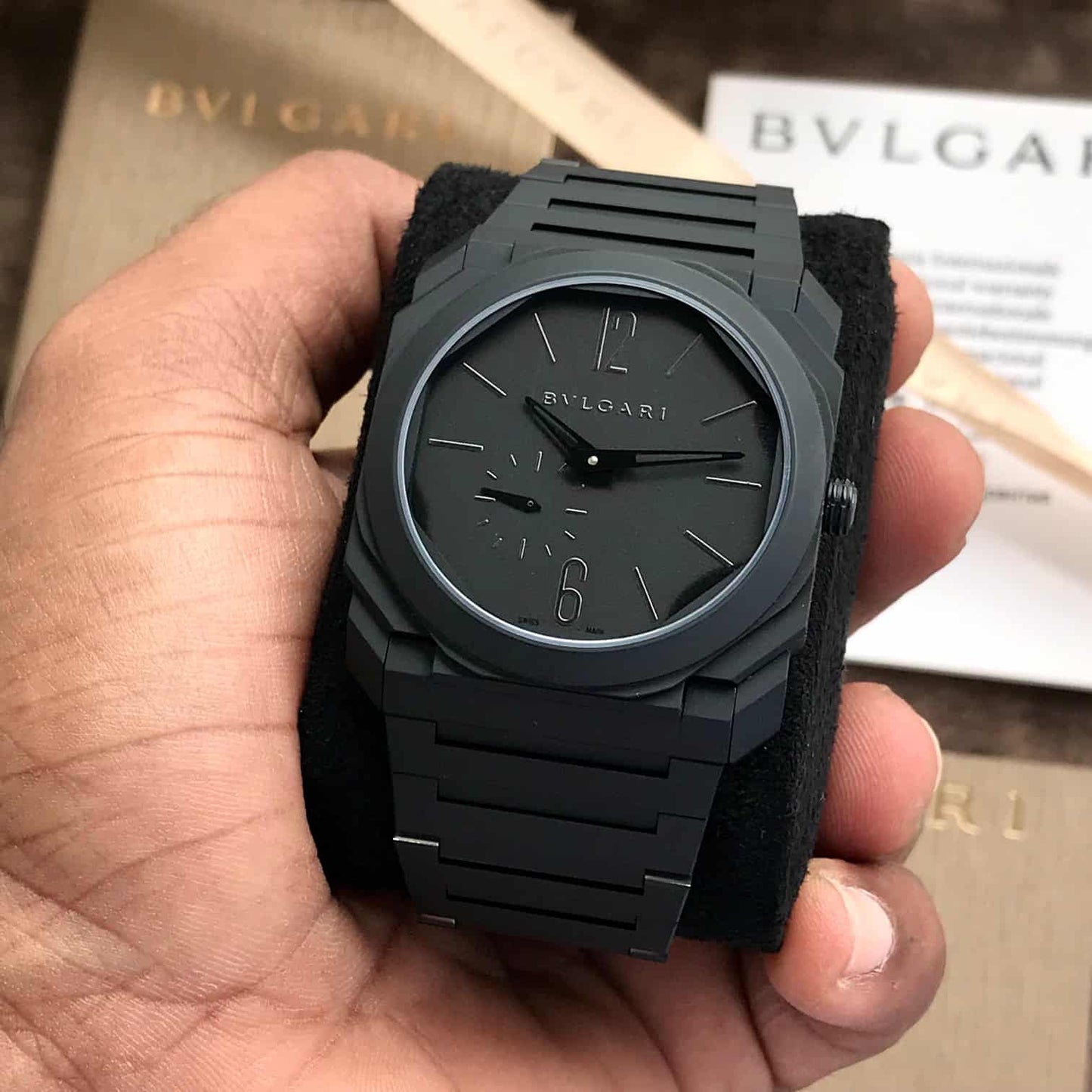 Bvlgari Octo Finissimo full black