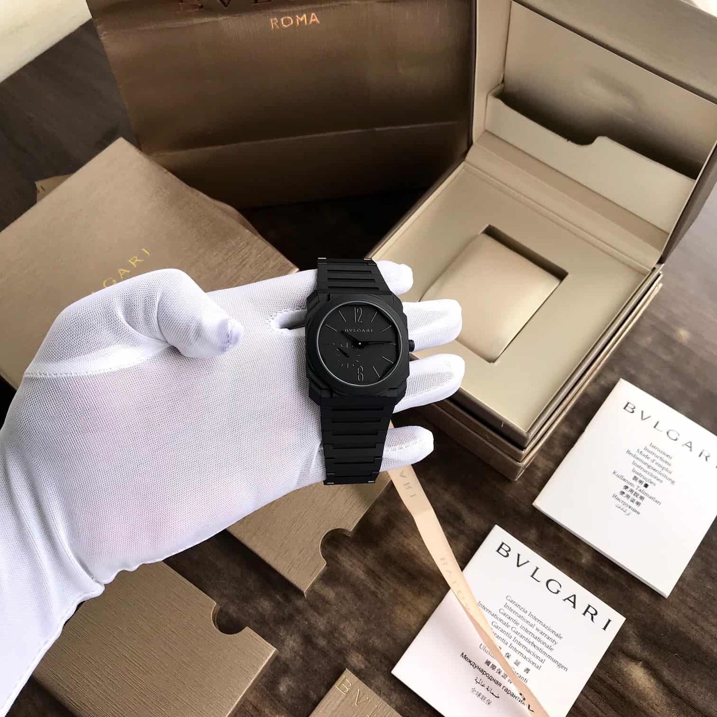 Bvlgari Octo Finissimo full black