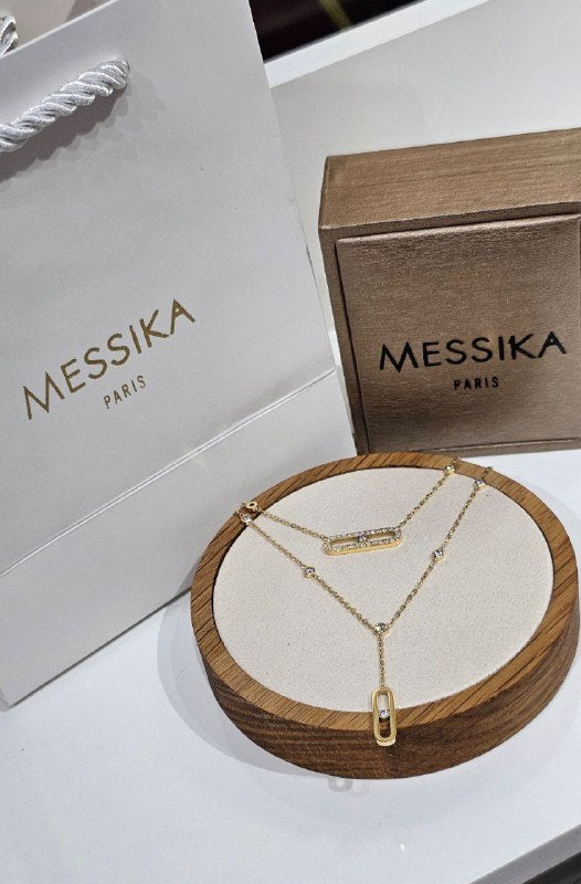 Collier MESSIKA double motifs