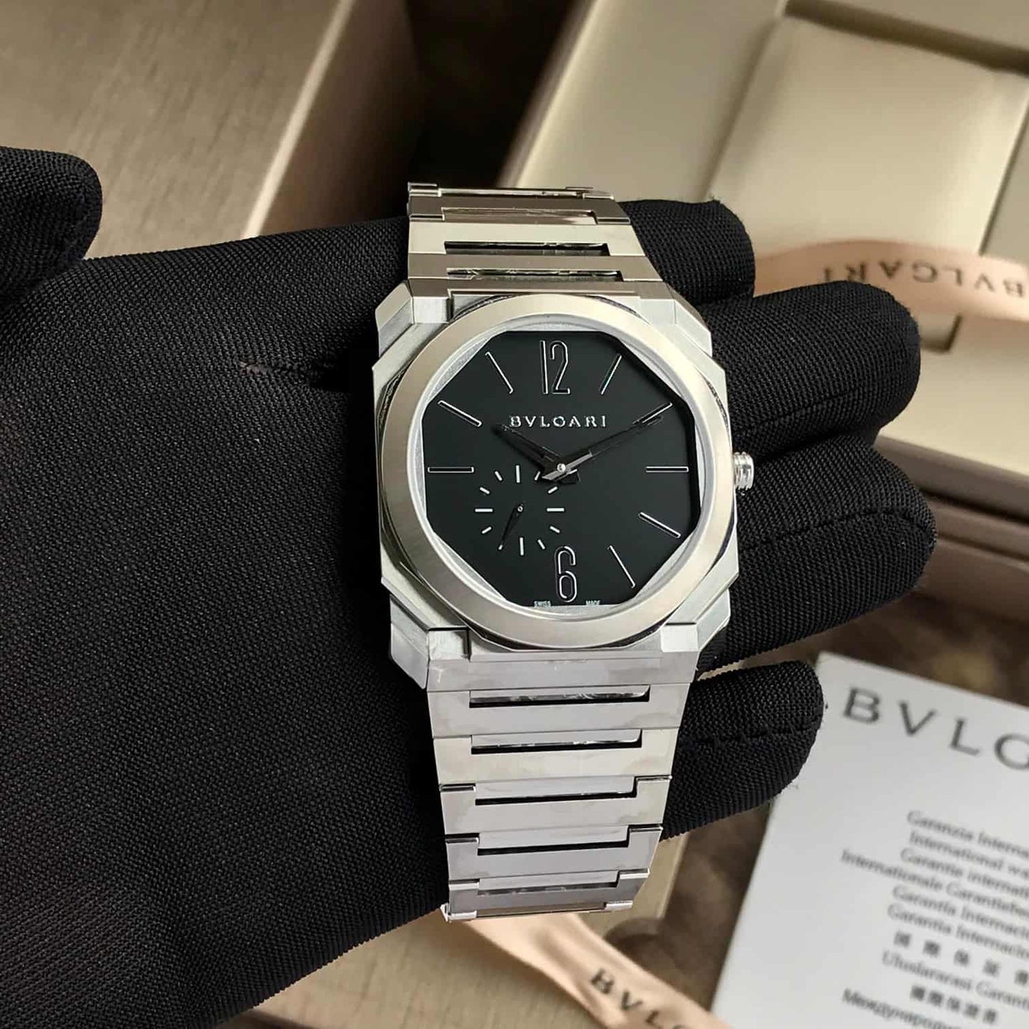 Bvlgari Octo Finissimo Silver Black