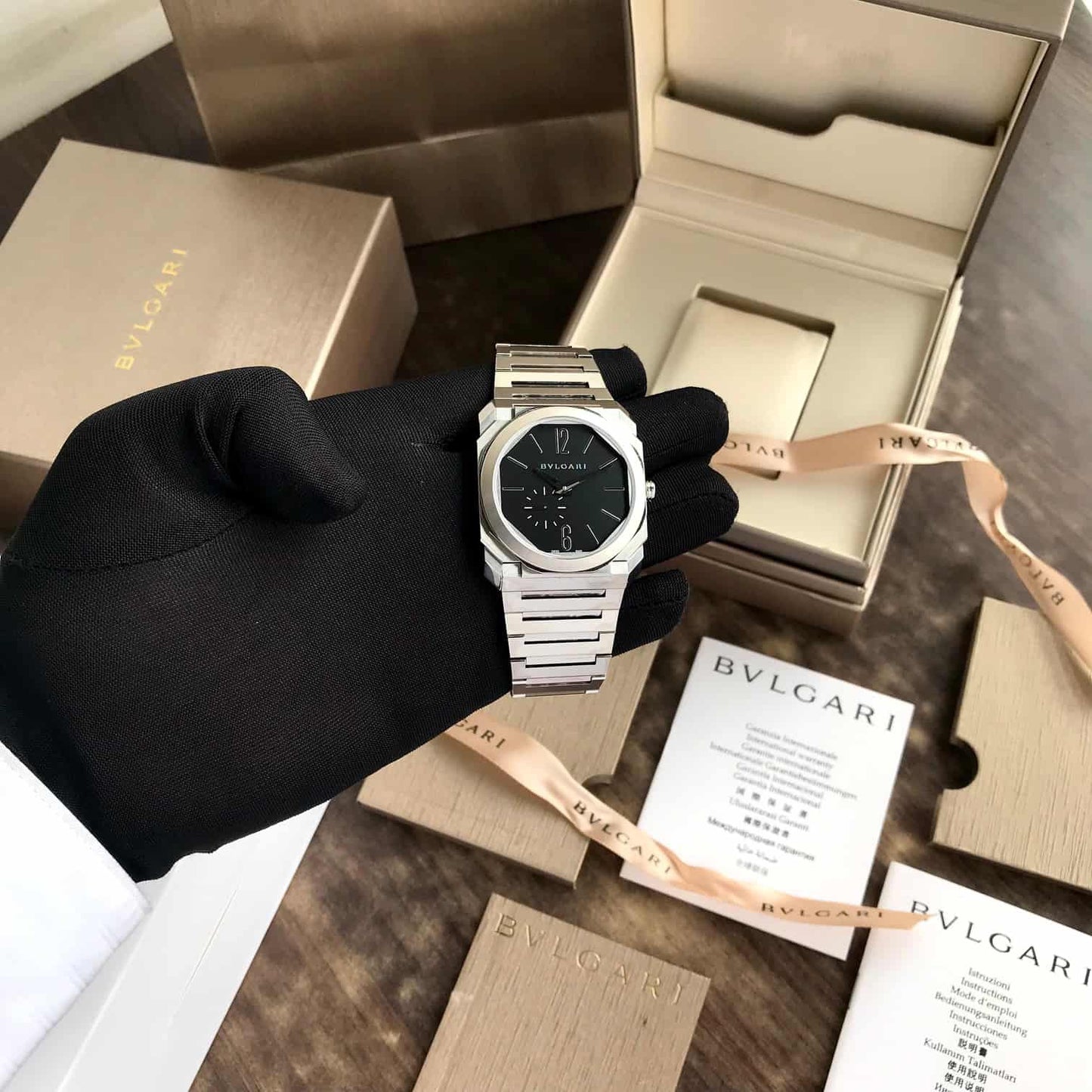 Bvlgari Octo Finissimo Silver Black