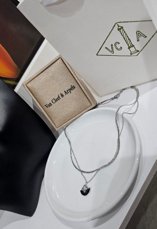 Collier VAN CLEEF – Double chaînes