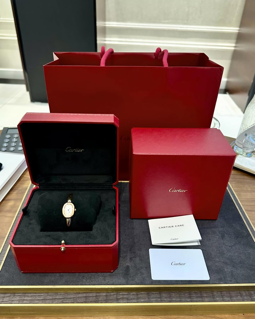 Cartier Baignoire rose