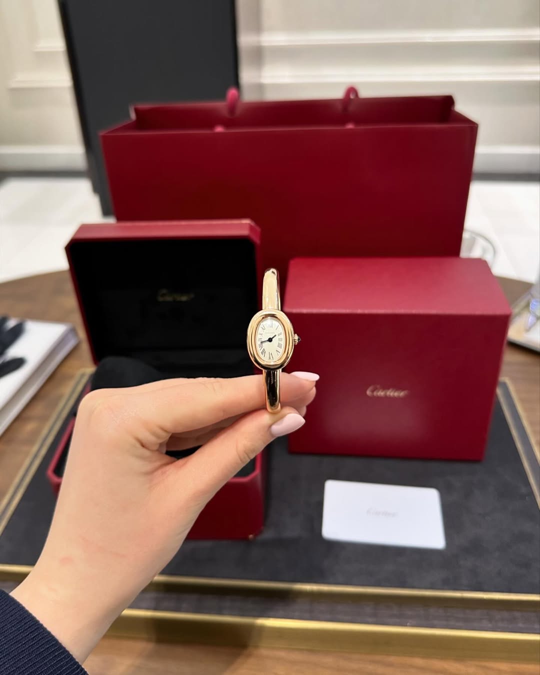 Cartier Baignoire rose