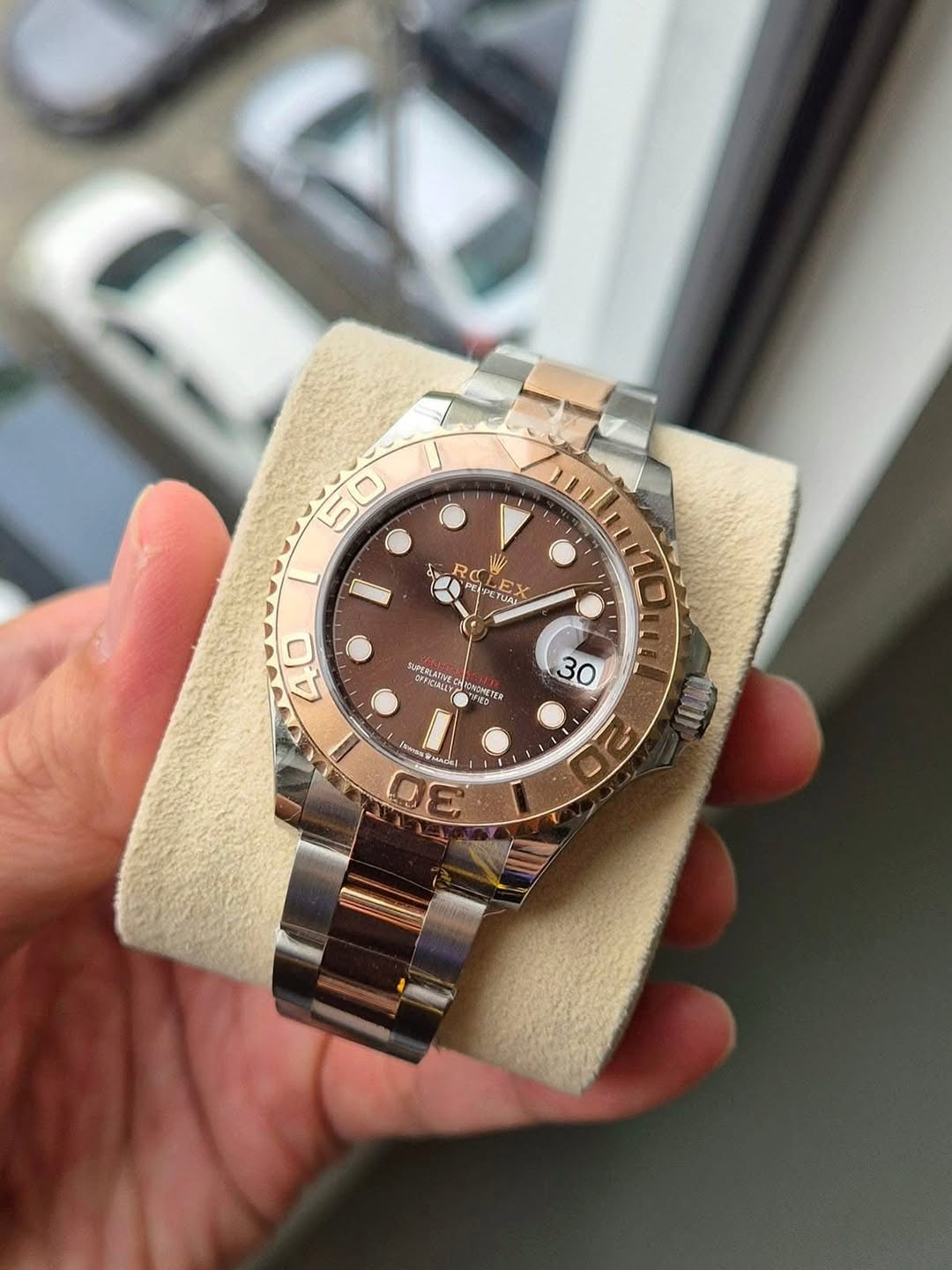Rolex Yacht Master Half Rose