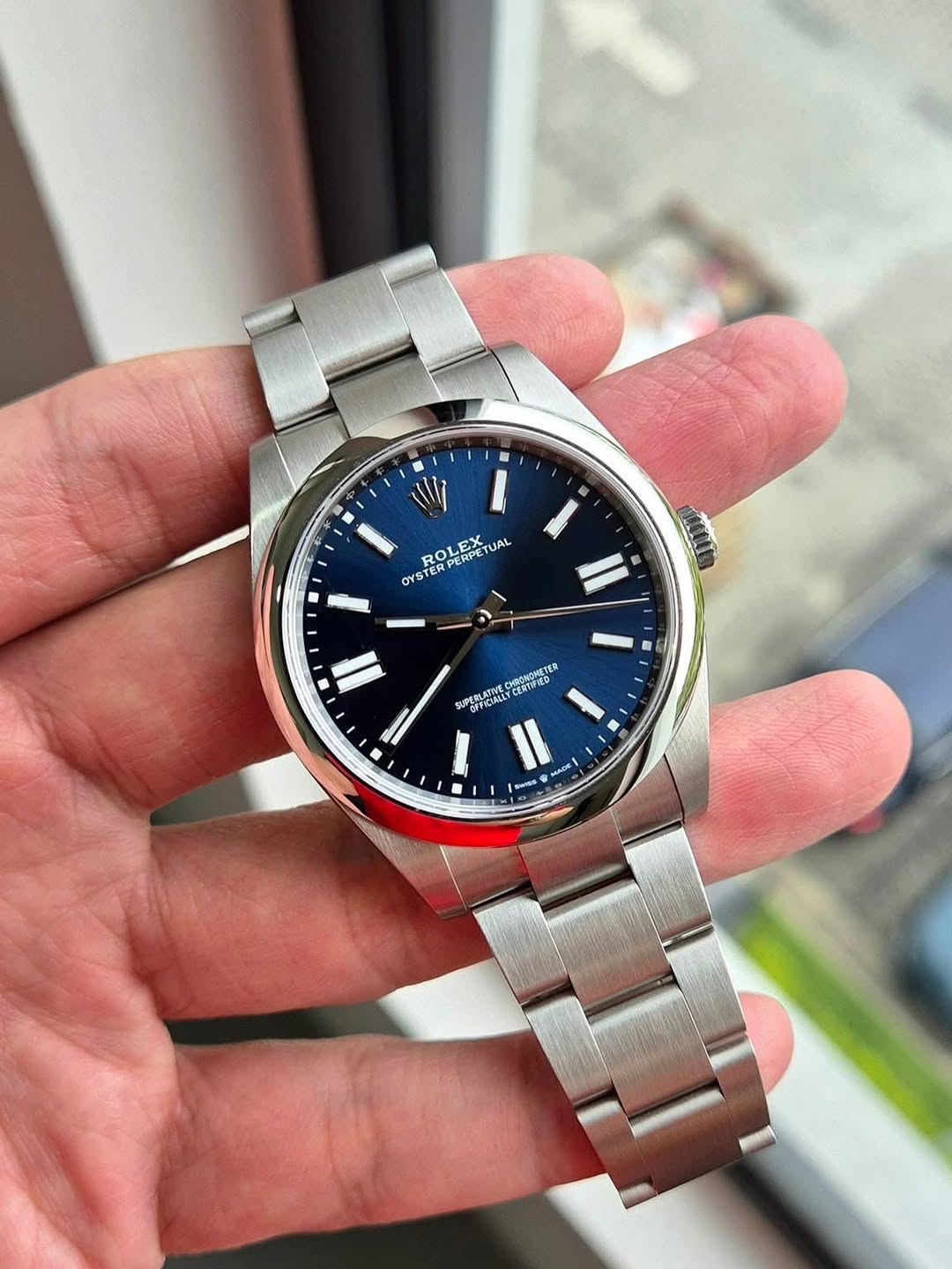 Rolex Oyster Perpetual Blue 41MM