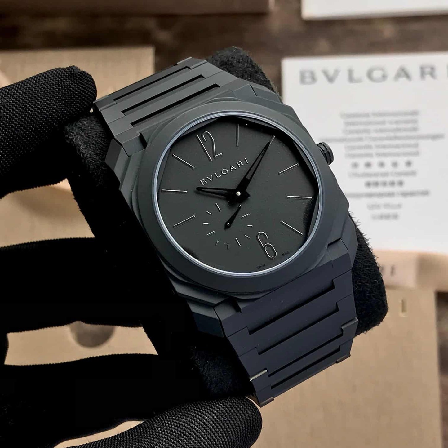Bvlgari Octo Finissimo full black