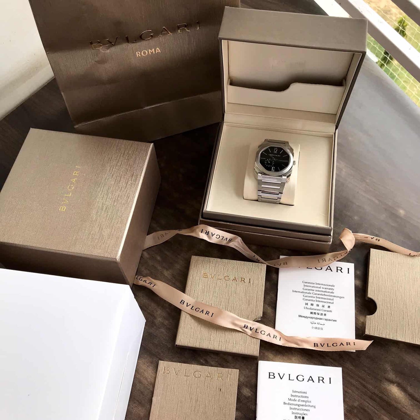 Bvlgari Octo Finissimo Silver Black