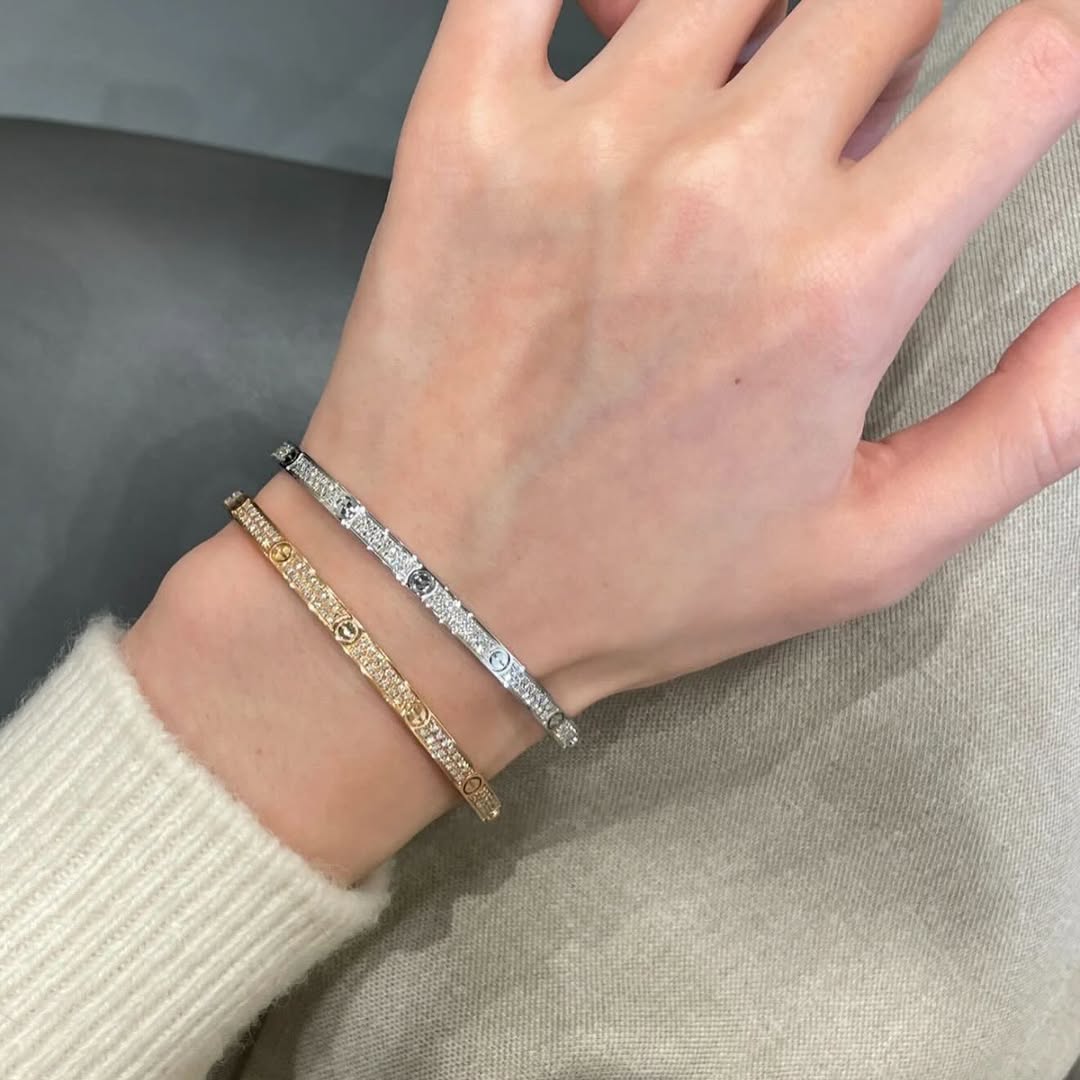 Duo Cartier LOVE Pavé