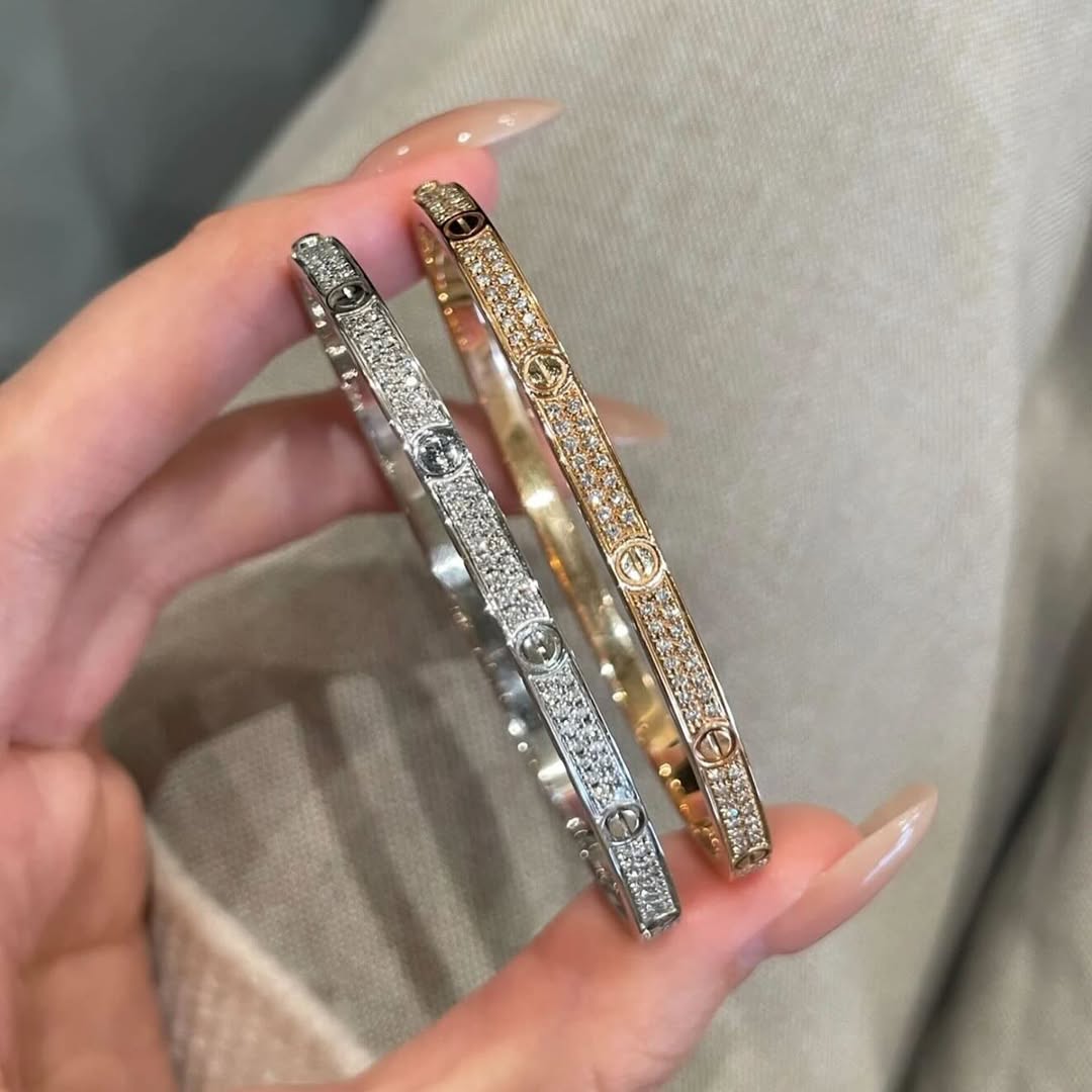Duo Cartier LOVE Pavé