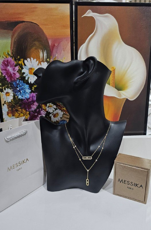 Collier MESSIKA double motifs