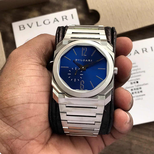 Bvlgari Octo Finissimo Silver bleu