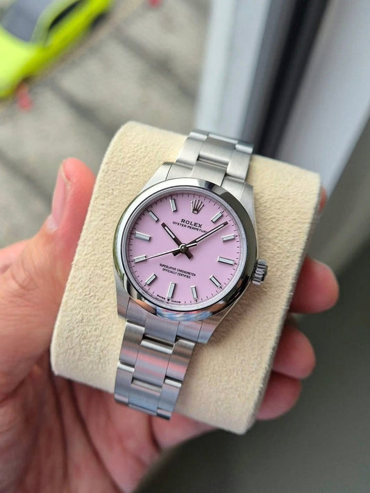 Rolex Oyster  Candy Pink Dial