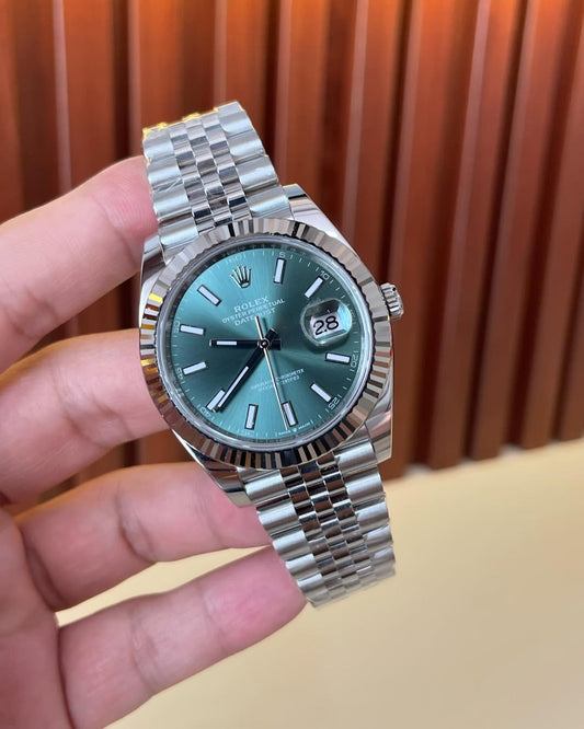 Datejust Mint Green dial Jubilee