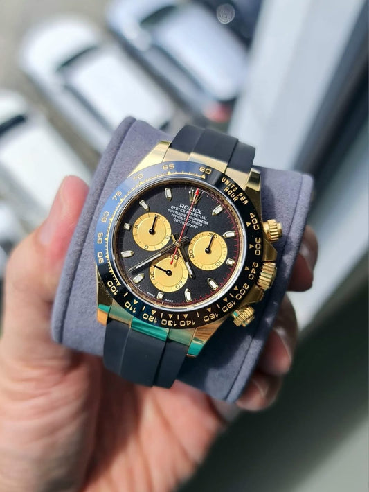 Rolex Daytona Grey Index Dial Black