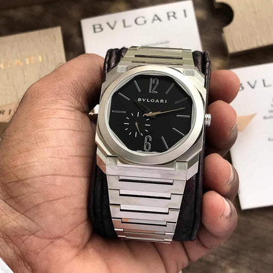 Bvlgari Octo Finissimo Silver Black