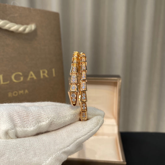 Bracelet BVLGARI serpent full strass