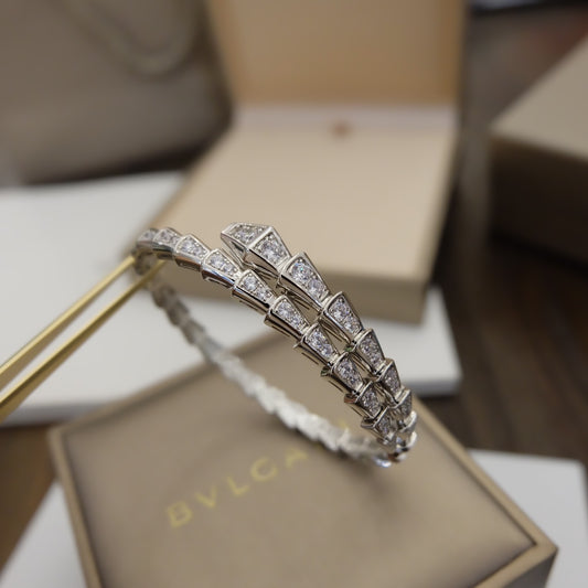 Bracelet BVLGARI serpent full strass