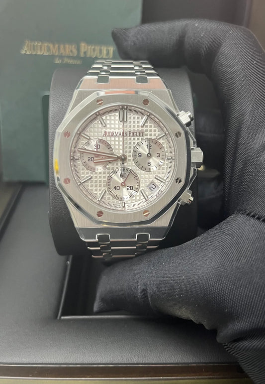 Audemars Piguet Royal Oak Chronograph White Dial